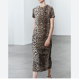 Zara Leopard Maxi Dress
